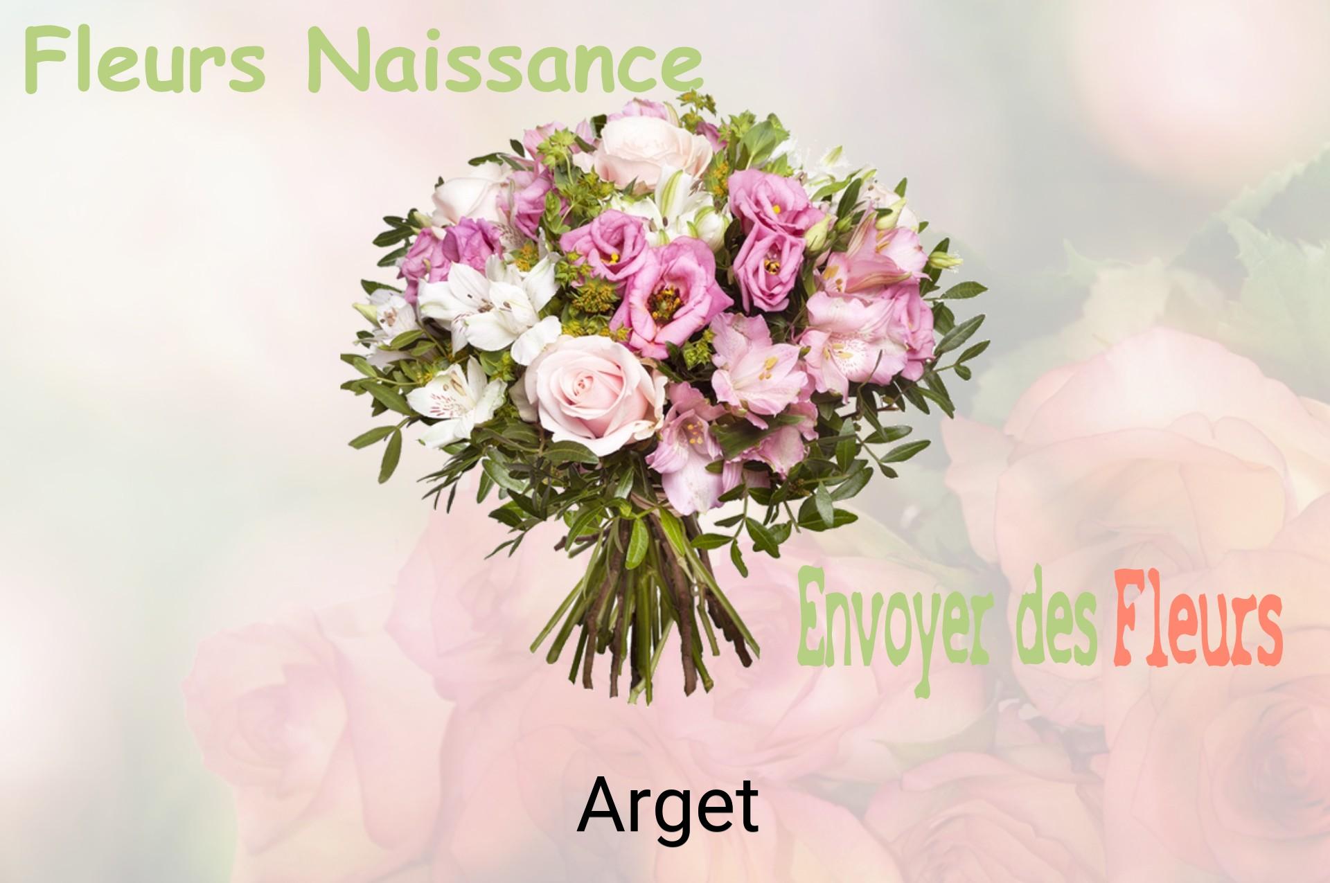 Bouquet de fleurs de naissance livré à Arget
